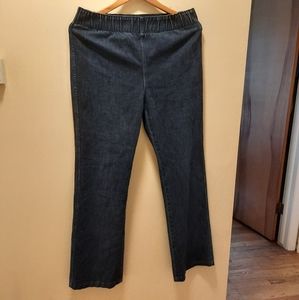 Soft surroundings pull on elastic waist jeggings